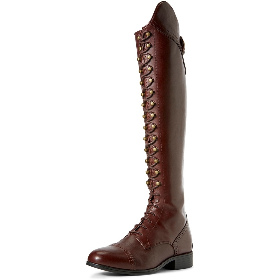 Ariat Womens Capriole Long Riding Boots Mahogany